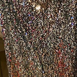 Anthropology Sequined Capri Pants For Cocktail Weddings Christmas